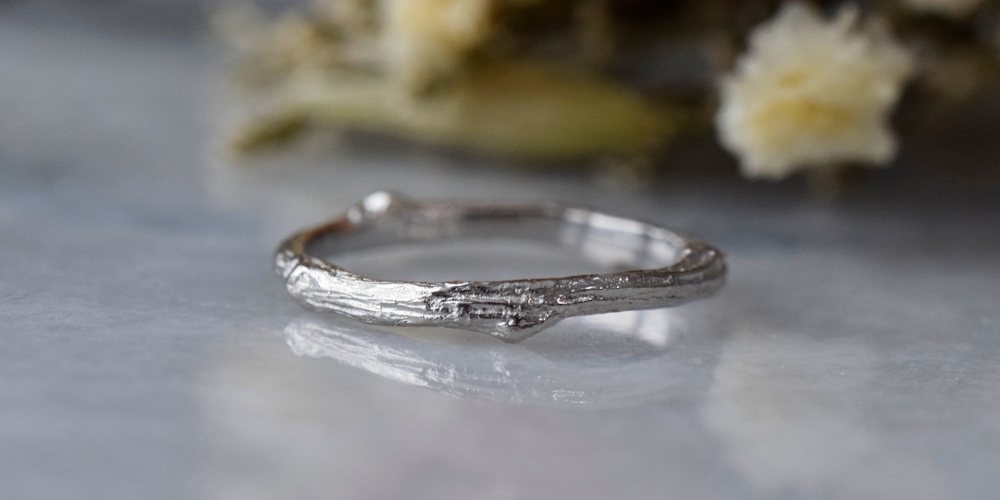 Twig Tree Branch Wedding Rings