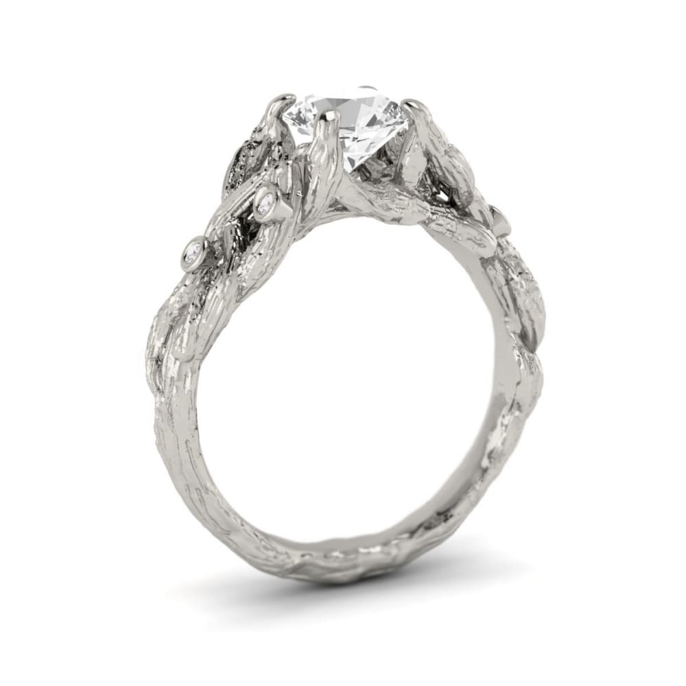 FeyWood Engagement Ring Setting + 1.29ct Sapphire - LilPetite jewelry 