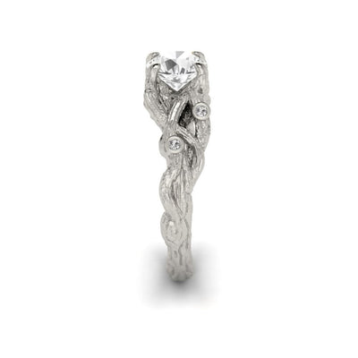 FeyWood Engagement Ring Setting + 1.29ct Sapphire - LilPetite jewelry 