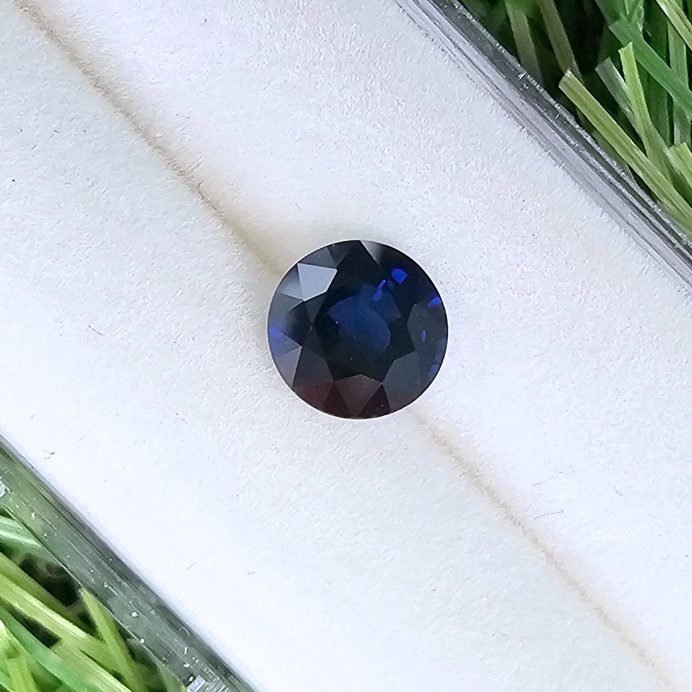 Blue Moissanite/ Natural Blue Sapphire/ natural London Blue Topaz - LilPetite jewelry 