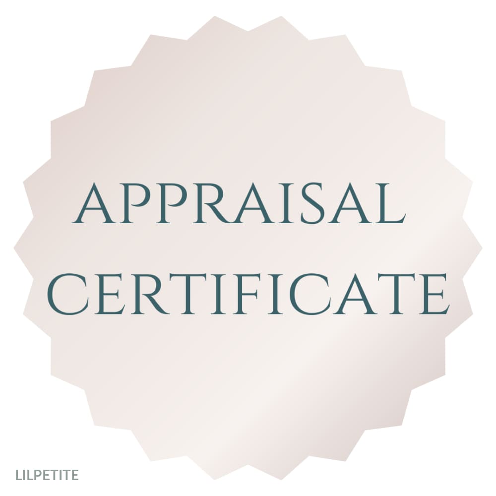 Appraisal Certificate - LilPetite jewelry 