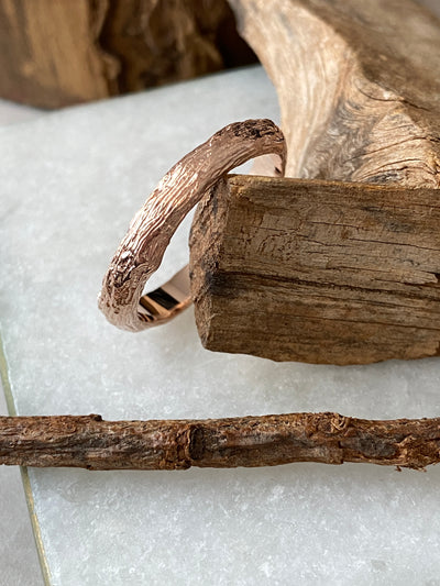 Forest Ring - Wide Twig Wedding Ring - LilPetite jewelry 