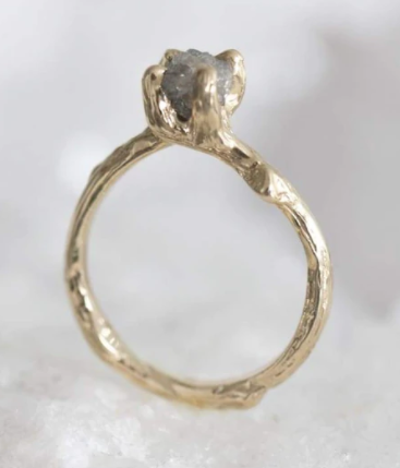 Rough Diamond Ring