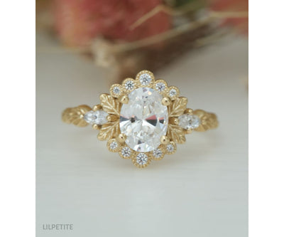 Fairy Engagement Ring - Alette - LilPetite jewelry 
