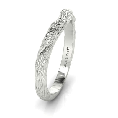 Leaves Tree Bark Ring