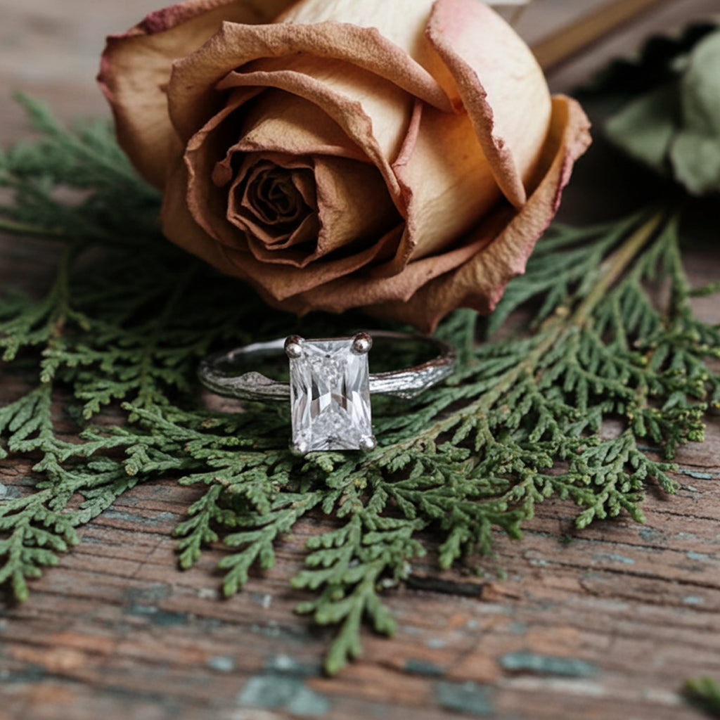 Emerald Twig Ring - Build A Ring