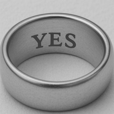 Engraving – This option is required if you would like a custom engraving. If this $60 add-on is removed, the ring will not be engraved