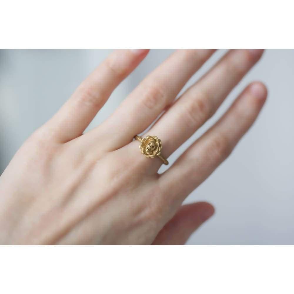 Skull Flower Ring