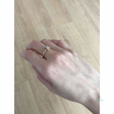 Rough Grey Diamond Ring