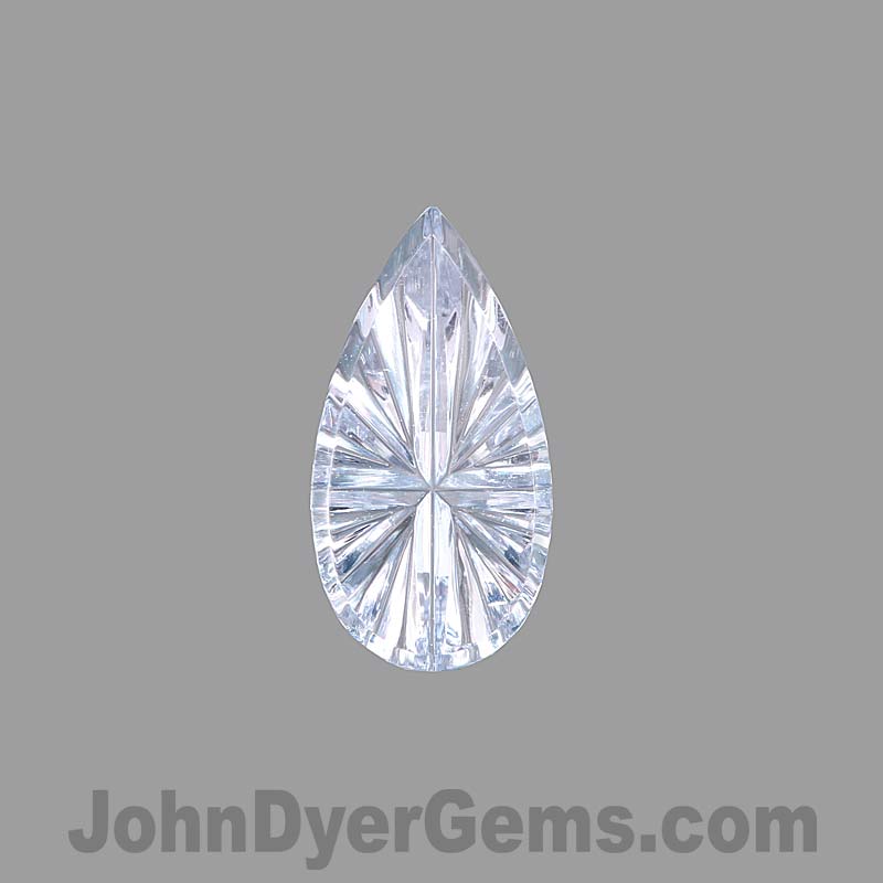 Silver White Sapphire Starbrite™ Cut 1.01 carats (Sold) - JohnDyerGems