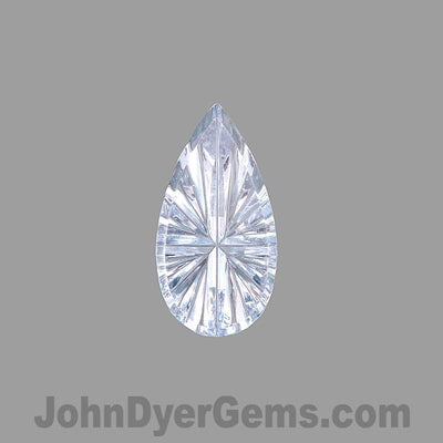 Silver White Sapphire Starbrite™ Cut 1.01 carats (Sold) - JohnDyerGems