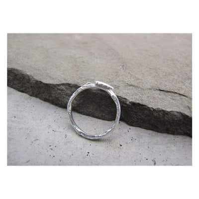 Twig leaf ring