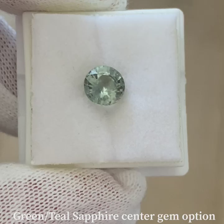 Teal Sapphire / 6mm - 0.97ct